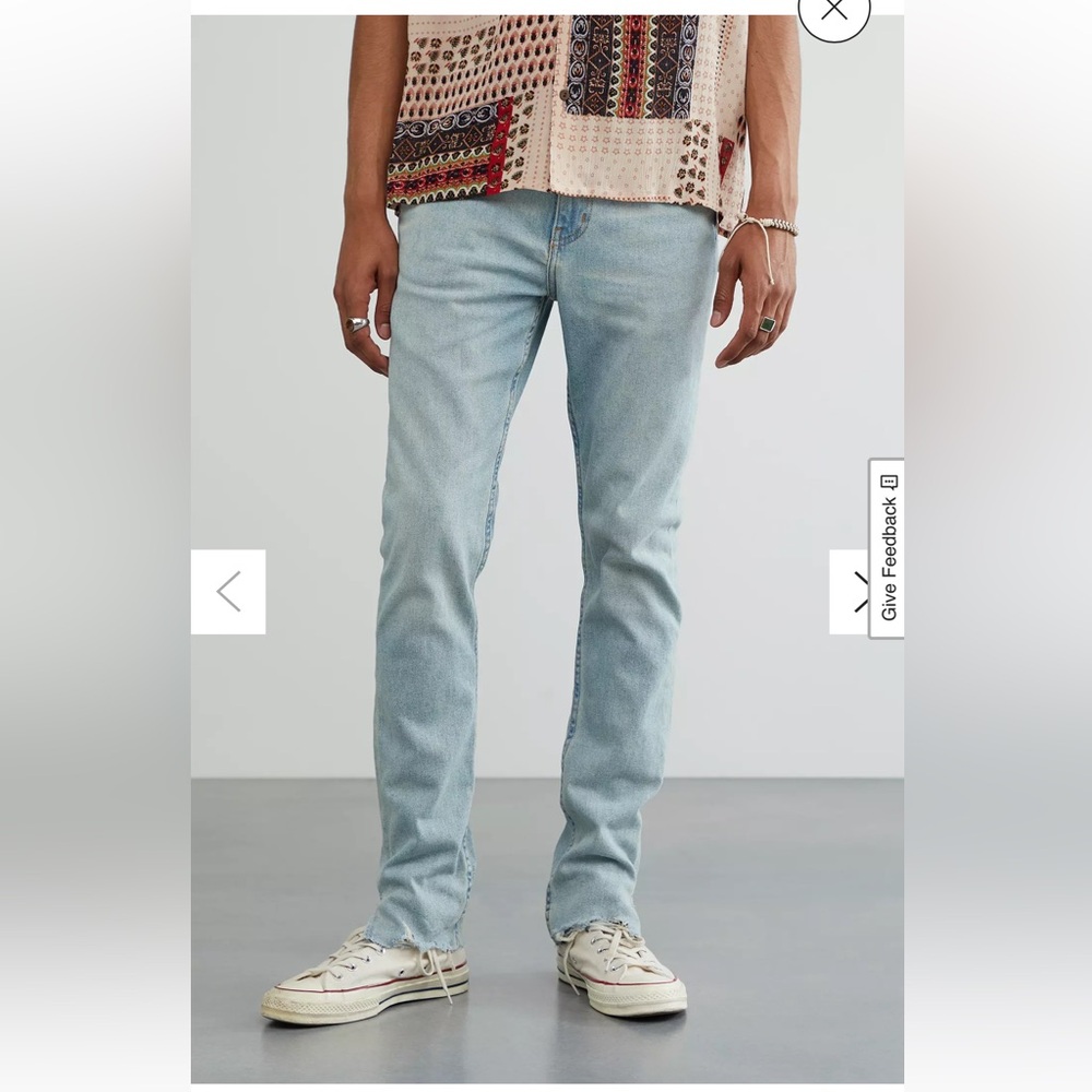 👖 Urban Outfitters BDG Skinny Fit Stretch Jeans‎ Light Wash 31x32 Men’s 👖